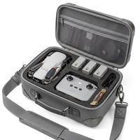 Étui de transport portable pour drone en EVA, coque rigide antichoc, sac de rangement avec insert en mousse personnalisé, poignée et bandoulière, OEM ODM