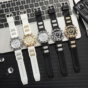 Nouvelle montre pour femme, mode et affaires, grand cadran, trois aiguilles, mouvement numérique en alliage, bouton poussoir, fermoir caché, verre bleu XSVO - Product Image 2
