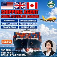 Transitaire de fret de Chine vers les États-Unis et le Canada, livraison rapide, suivi 24h/24, agent d'expédition, logistique maritime