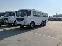 Nouveau 6X6 Diesel Transmission manuelle Off-Road Coach Mini Shuttle Bus 6-Wheel Drive 10-31 Seaters Euro 6 Emission Standard