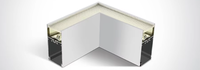 Lumière linéaire LED étanche IP65, lumière linéaire LED connectable pour bureau, hôtel, entrepôt, parking