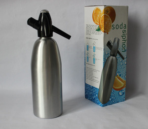 Sifón de Aluminio Ecológico de 1 Litro para Refrescos, Duradero y Portátil, Juego de Herramientas para <span class=keywords><strong>Bar</strong></span> en Casa, para Restaurantes y Cafés - Product Image 3