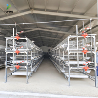 Cage à poules de type H, structure simple, facile à nettoyer, pour l'élevage quotidien de volailles, cage d'élevage pour ferme