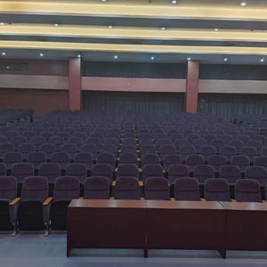 Sedie pieghevoli con tessuto e tavolino adatte per aule universitarie, cinema, teatri, sale da spettacolo e chiese - Product Image 2