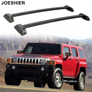 JOESHIER Barra Transversal de Techo Negra de Alta Calidad, de Aleación de Aluminio, Fácil Instalación, Portaequipajes de 100 kg+ para Hummer H3 - Product Image 6
