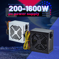 Lineng 500W ATX Masaüstü Bilgisayar Güç Kaynağı 80 PLUS Silver Sertifikalı Aktif Çift Döngülü Bakır Malzeme 20+4 Pinli Arayüz