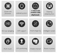 Estéreo para Auto Android de 10.1 Pulgadas 1 Din con Pantalla Flotante Giratoria de 360 Grados, Navegación GPS, Reproductor Multimedia Bluetooth