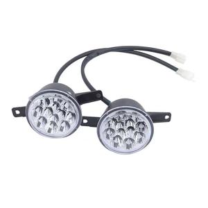 ไฟหน้ารถ LED แบบกลม 9 ดวง พร้อมปลั๊กยึด ไฟหน้ากันน้ำสำหรับรถจักรยานไฟฟ้า รถสามล้อ มอเตอร์ไซค์ - Product Image 3