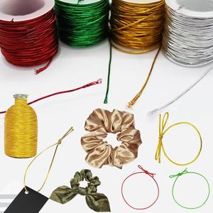 Kim loại đàn hồi chuỗi Ribbon 1mm căng dây đàn hồi cho Craft DIY làm quà tặng gói giáng sinh - Product Image 4