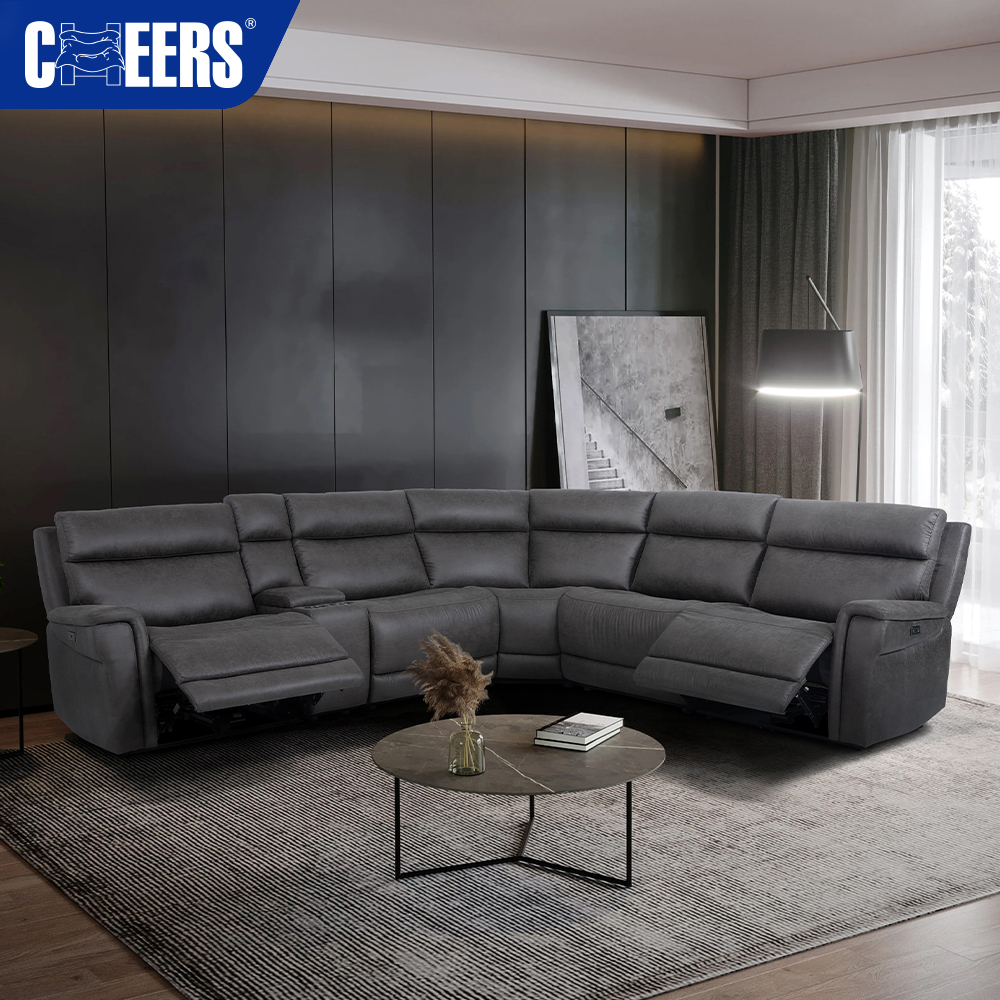 Seater Recliner Sofa Modern Design with USB Remote