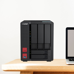เซิร์ฟเวอร์จัดเก็บข้อมูล QNAP TS-564 NAS 8G ไพรเวทคลาวด์ 2.5GbE แชร์ไฟล์สำนักงาน โปรเซสเซอร์ควอดคอร์ ฮาร์ดดิสก์สำหรับใช้งานที่บ้าน - Product Image 6
