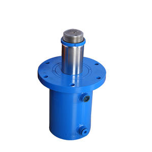 विशेष स्टेनलेस स्टील डबल अभिनय सिलेंडर के लिए अनुकूलित विकल्प के साथ फ्रंट फ्लैंज टेलीस्कोपिक हाइड्रोलिक प्रेस - Product Image 4