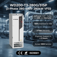 Variador de Frecuencia de Alta Potencia HYTECON 280kW WD200-T3-280G/315P para Sistemas de Trituración y Bombas Centrífugas en Minería
