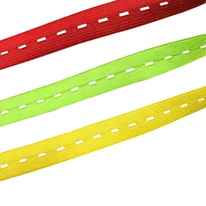 Großhandel Fabrik Gummiband 6 Zoll 8 mm Gummi 6 mm Glitter verstellbares Gummiband für Perücken