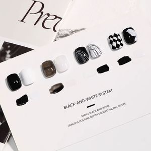 Gel per Unghie UV Fototerapico Versatile Base Nero Puro Bianco Ghiaccio Trasparente Bianco Latte Bianco Albume di Uovo Soak Off per Nail Art e Pittura a Mano - Product Image 5