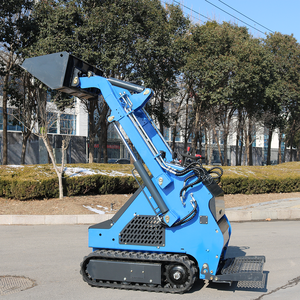 Retroexcavadora eléctrica pequeña con control remoto de nuevos productos, cargador frontal, pala frontal multifunción, minicargador - Product Image 6