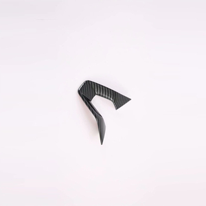 ABS imitare il coprivolante modello U in fibra di carbonio accessori auto neri <span class=keywords><strong>interni</strong></span> decorativi per Chevrolet ONIX 2019 - Product Image 3