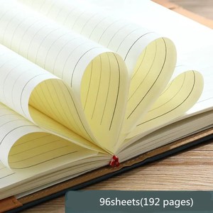 Kinh Doanh Bìa Cứng Máy Tính Xách Tay PU Da Bìa A5 Kích Thước Từ Phong Cách Yên Khâu Ràng Buộc Bút Lót Trang Quà Tặng Đóng Hộp Sản Phẩm - Product Image 6