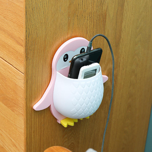 Organizador de Baño, Toallero de Pared con Drenaje, Diseño de Pingüino - Product Image 4