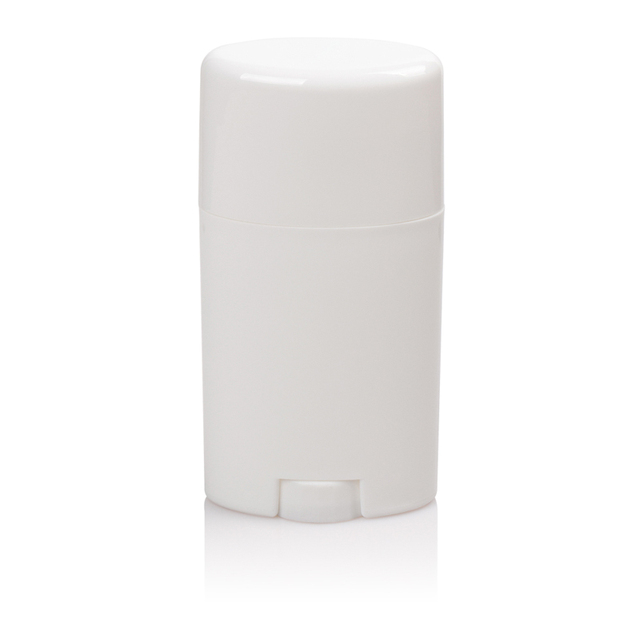 Eco Friendly Customize Size Flat Empty Stick Deodorant Packaging 15ml 50ml Refillable Biodegradable Packaging Cosmetic Deodorant