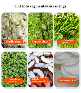 Safe Design Multifunctional Commercial Electric <b>Vegetable</b> <b>Cutter</b> Stainless Steel Green <b>Vegetable</b> Onion Chive Slicing Machine - Product Image 5