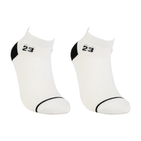 Chaussettes de sport personnalisées avec logo blanc/noir, respirantes, séchage rapide, écologiques, sans frais de configuration, couleurs de logo assorties