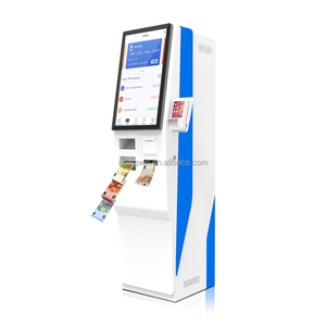 23.6 Inches Factory Direct Indoor Use Self-Service Payment Terminal Curved Touch Screen New Self-Ordering <strong>System</strong> Cash Change SDK - Product Image 1