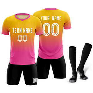 Tenues de football personnalisées, pas chères, aux dernières tendances, de qualité originale, imprimées numériquement, 100% polyester, unisexes, pour adultes - Product Image 1