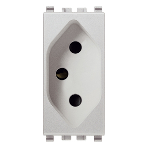 เต้ารับไฟฟ้าแบบบราซิล Sicury 2P+T 20A ความสูง 5.3 ซม. สำหรับติดตั้งบนผนัง - Product Image 1
