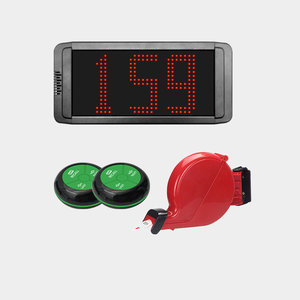 Sistema de buscapersonas de botón de llamada de restaurante inalámbrico con sistema de llamada de servicio de gestión de colas de tablero de visualización - Product Image 1