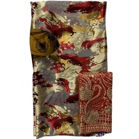 Ensemble 3 pièces en tissu satiné ripstop biologique de haute qualité, jacquard léger avec châle turban doux pour robe somalienne et toubs