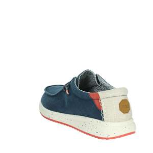 รองเท้าโลฟเฟอร์ผ้าใบลำลองสำหรับผู้ชาย Pitas Uomo Slip On Nias Blu - Product Image 2