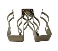 Clip en acier inoxydable pour tube fluorescent LED en forme de U, clip de maintien à double ressort