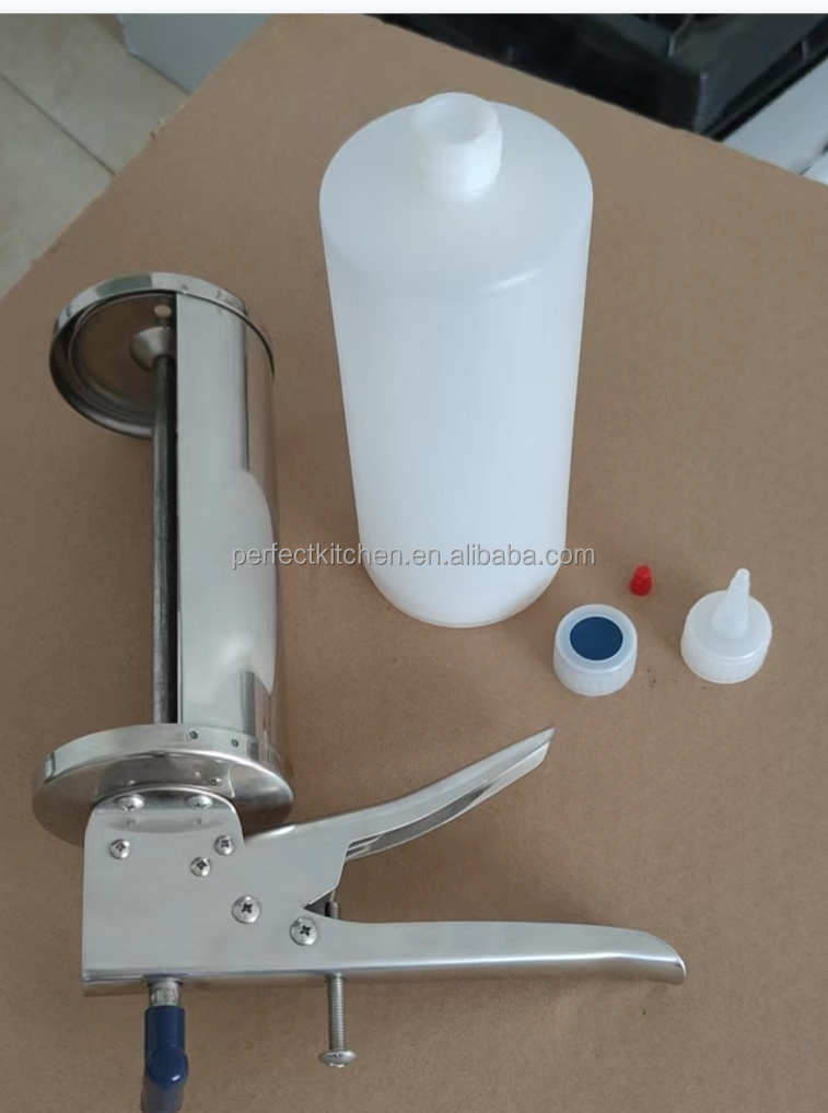 ステンレス鋼304製 プロ仕様 調整可能 ハンバーガーソースガン