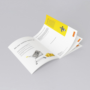 Album de brochures graphiques sur l'équitation en cuir verni, reliure parfaite, agrafé, papier rigide, impression numérique - Product Image 4