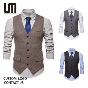 Service OEM – Nouveauté : Gilet <span class=keywords><strong>habillé</strong></span> slim pour <span class=keywords><strong>homme</strong></span>, <span class=keywords><strong>sans</strong></span> manches, décontracté et formel, idéal pour l'automne - Product Image 1