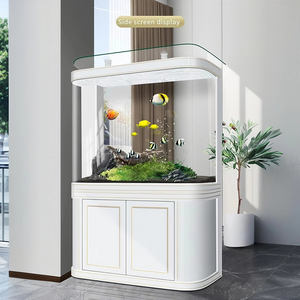 Stijlvol 25W Dubbel Afgerond Hoekglas <span class=keywords><strong>Aquarium</strong></span> Voor Eco-<span class=keywords><strong>Aquarium</strong></span> Huis/Kantoordecor Zout Water/Zoetwater Geplant Tanks Leven - Product Image 3