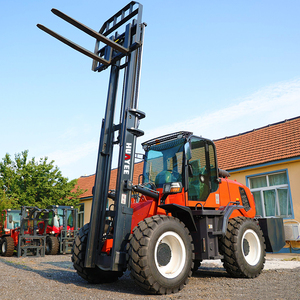 Chariots élévateurs professionnels tout-terrain multidirectionnels 3,5 tonnes à quatre roues motrices intégrées pour terrains accidentés, faciles à utiliser - Product Image 1