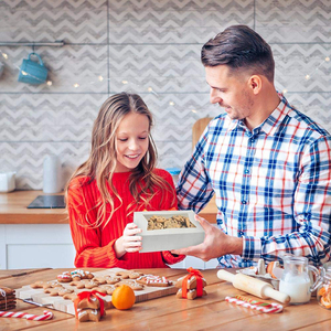 Boîte de gâteau de cuisson de carton de pâtisserie de fenêtre transparente personnalisée écologique de luxe pour la fête d'enfants d'anniversaire de Noël - Product Image 5