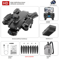 Drone RC pliable L900 Pro Max avec flux optique, évitement d'obstacles, GPS, caméra 4K sans balais et FPV pour adultes