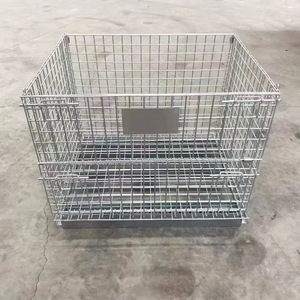 פלדה מתכת stackable מותאם אישית קריסת פלדה מתכת מרותכת מכבים סין מיכל - Product Image 1