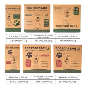 Manufacturer Biodegradable Dog Poop Bag High Quality Eco Friendly <b>Compostable</b> Disposable Custom Print Pet Poop Bags for Dogs - Product Image 6