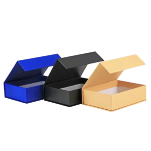 SGP Premium Biodegradable Magnetic Cardboard Paper <b>Gift</b> Box Collapsible Custom Rigid Made Recycled Materials Matt Lamination - Product Image 6