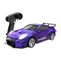Voiture RC de course 2,4 GHz haute vitesse 15 km/h, 4x4, simulation, échelle 1/64, mini voiture télécommandée de drift avec lumière