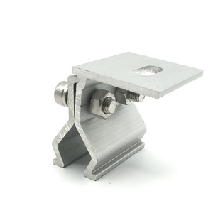 Pince de fixation solaire en aluminium pour toiture en acier ondulé avec traitement de surface par sablage - Product Image 2