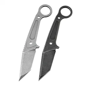 8CR14 פלדת ציד הישרדות שירות EDC יד כלי קמפינג טקטי סכיני להב קבוע הגנה עצמית סכין
