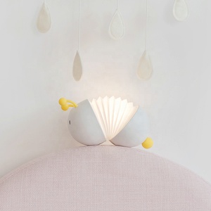 Wholesale Cute Cartoon Animal USB LED Night <b>Light</b> White/Pink 3000K Dimmable ABS+PC Modern <b>Small</b> Lamp for Bedroom - Product Image 1
