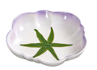 Service de vaisselle en porcelaine de style européen JIUWANG avec motif de tomates, compatible lave-vaisselle, forme irrégulière - Cadeau d'affaires