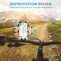 Support de téléphone étanche à une main antichoc antivol pour motos vélos scooters vtt boîte emballée de haute qualité