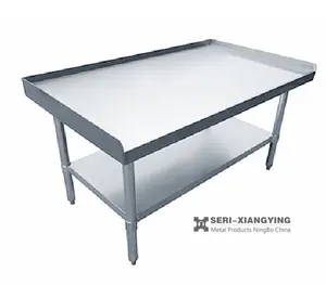 plant factory workshop industrial stainless steel height adjustable work table China manufacture